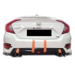 Honda Civic FC5 Mügen (2015 - 2022) Arka Ek (Plastik)